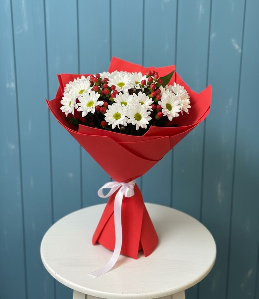 Букет цветов из: Хризантемы в Кошехабль