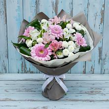 Букет цветов из:  Герберы, Альстромерии и Хризантемы #REPLACE_PRED# Кошехабль