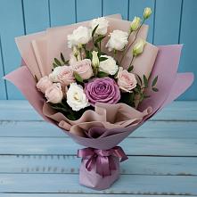 Букет цветов из:  Розы и Лизиантусы #REPLACE_PRED# Кошехабль
