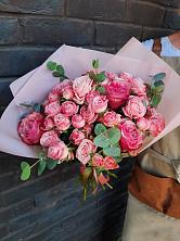 Букет розы в пальмах в Кошехабль Букет цветов из: Розы в Кошехабль