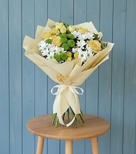 Букет цветов из:  Хризантемы и Розы #REPLACE_PRED# Кошехабль