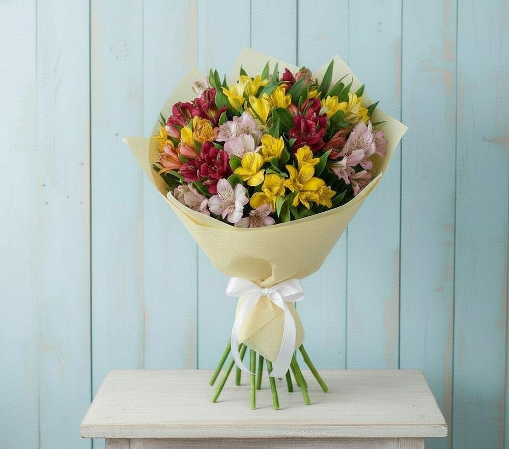 Букет цветов из: Альстромерии в Кошехабль