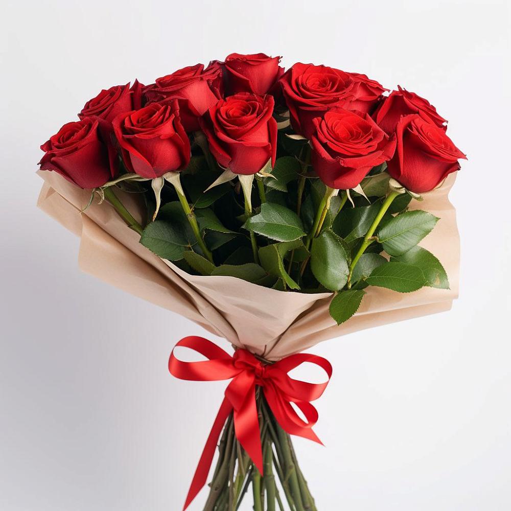 Букет 11 Красных роз Эдлесс Лав в Кошехабль
