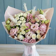 Букет цветов из:  Альстромерии и Розы в Кошехабль